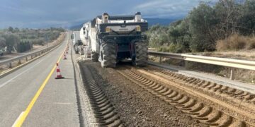Mejoras en la carretera CV-395 en el término de Villar del Arzobispo