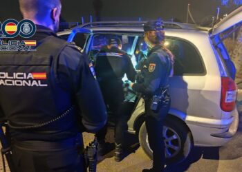 La Policía Nacional blinda la zona conocida como La Punta