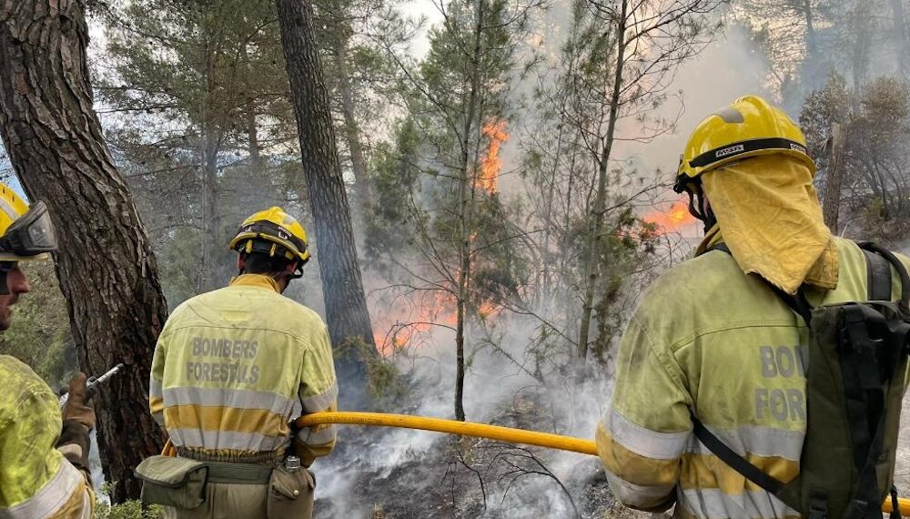 Mejores recursos y condiciones: el acuerdo de la Generalitat con los bomberos forestales