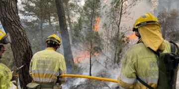 Mejores recursos y condiciones: el acuerdo de la Generalitat con los bomberos forestales