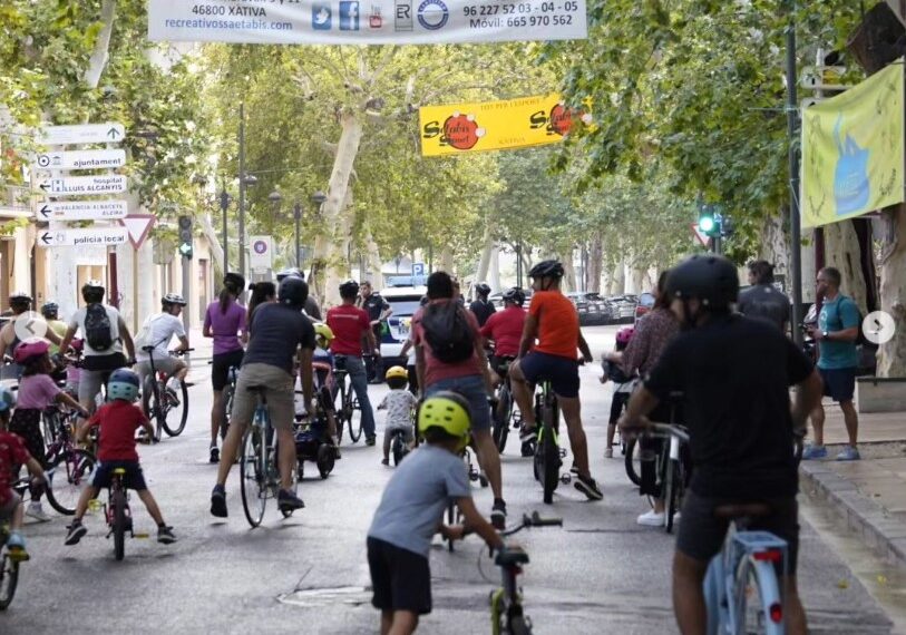 Xàtiva celebrará el Día Mundial de la Bicicleta con actividades familiares el domingo 2 de junio