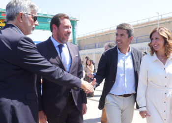 La Comunitat Valenciana inaugura la primera autopista marítimo-ferroviaria de España