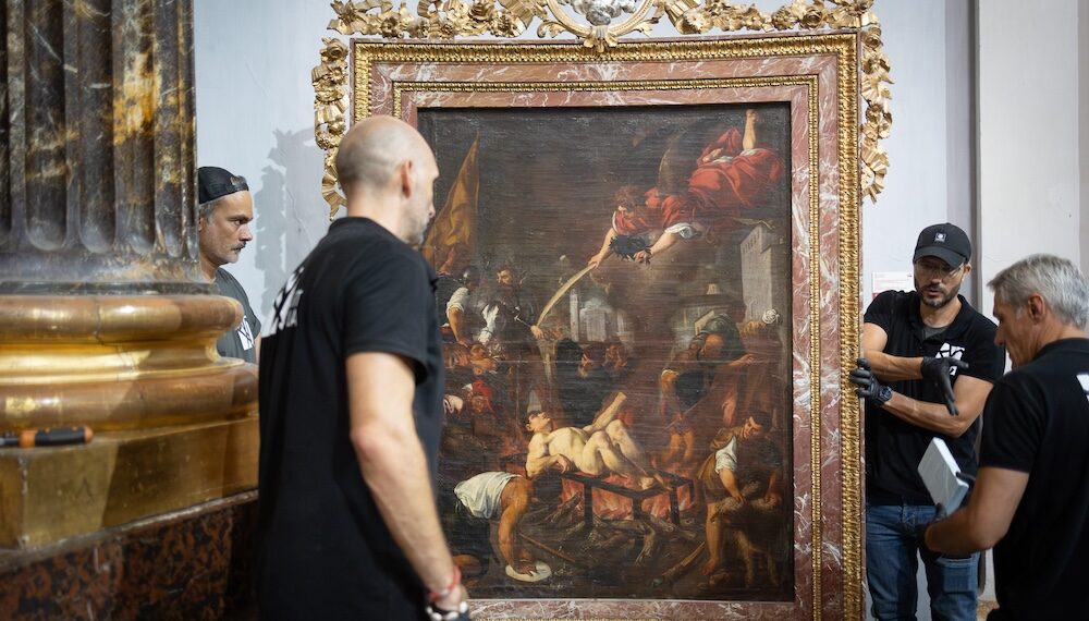 Cultura restaura tres pinturas del pintor Pedro de Orrente