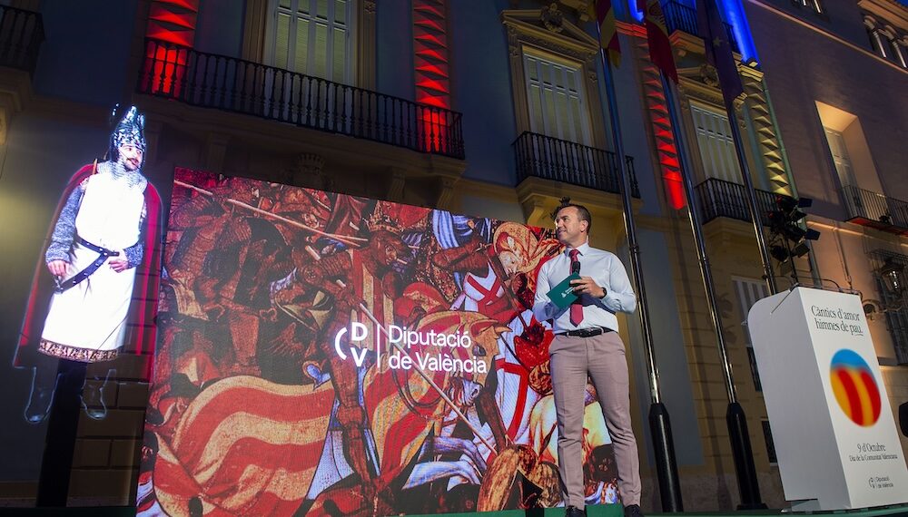 La Diputación resalta los valores de paz y unidad en su campaña del 9 de Octubre