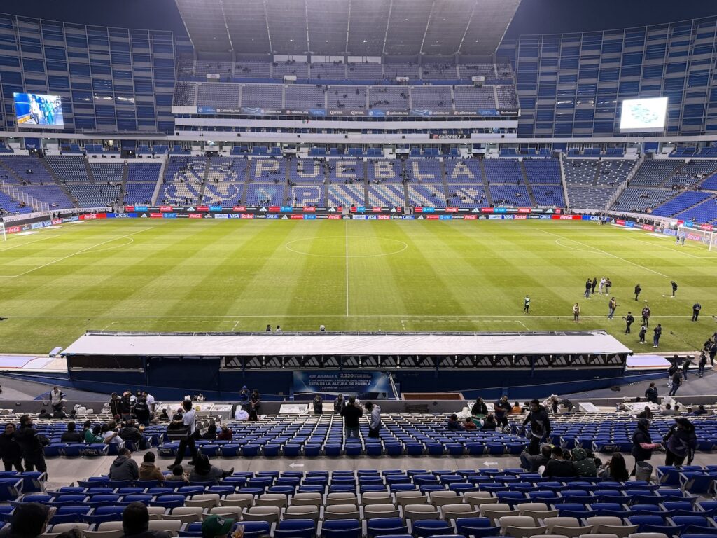estadio puebla Cuauhtemoc