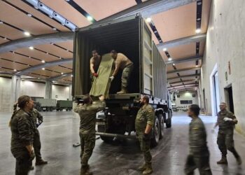 Feria Valencia se convierte en base de apoyo para más de 2.500 militares en la recuperación tras la DANA