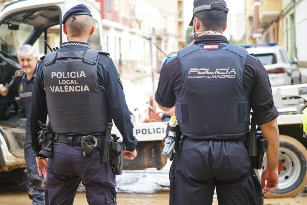 policia local valencia y madrid dana