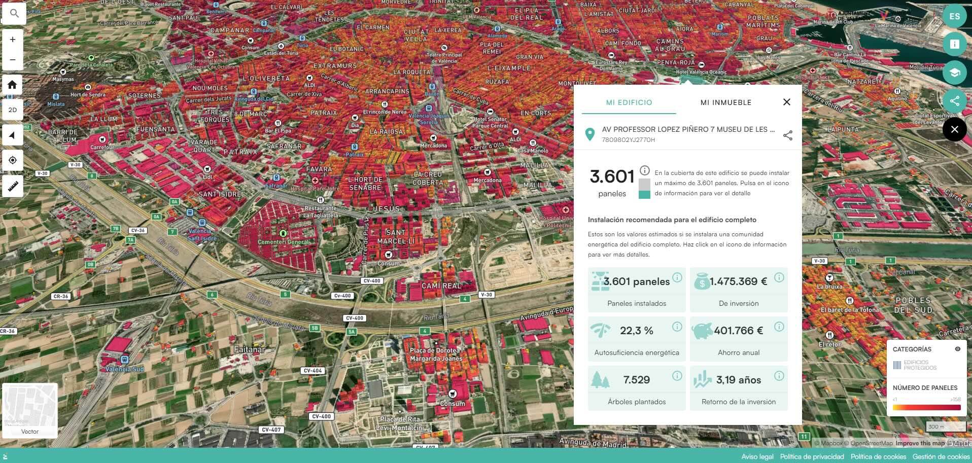 Valencia lanza un mapa solar interactivo para impulsar la energía ...