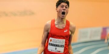 Xavi Cabanilles bate los récords de España Sub 18 y Sub 20 en 3000 metros