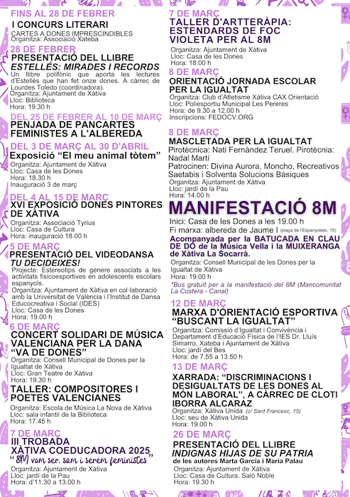 PROGRAMACION 8M Xativa 2025 1