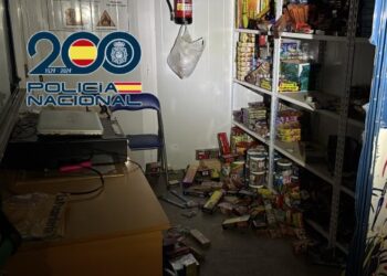 Cazados in fraganti: robo de pirotecnia en plena noche en Paterna