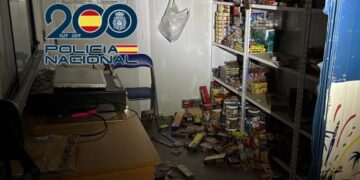 Cazados in fraganti: robo de pirotecnia en plena noche en Paterna
