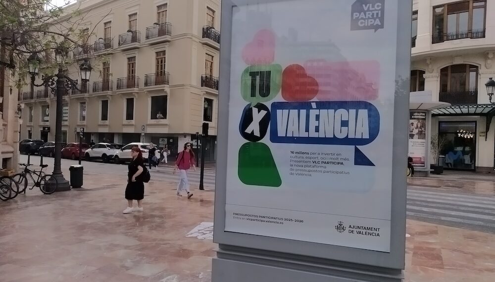 València lanza ‘VLCParticipa’ con 16 millones para proyectos ciudadanos