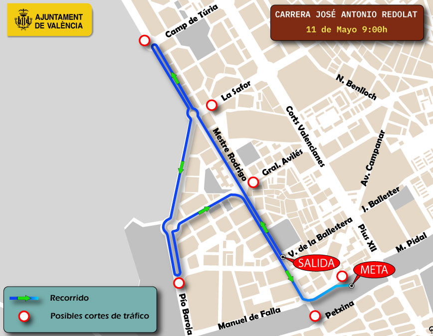 plano Carrera Jose Antonio Redolat