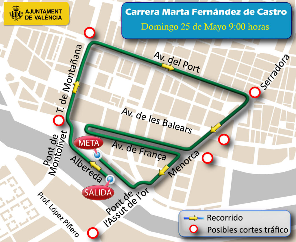 recorrido carrera marta fernandez de castro