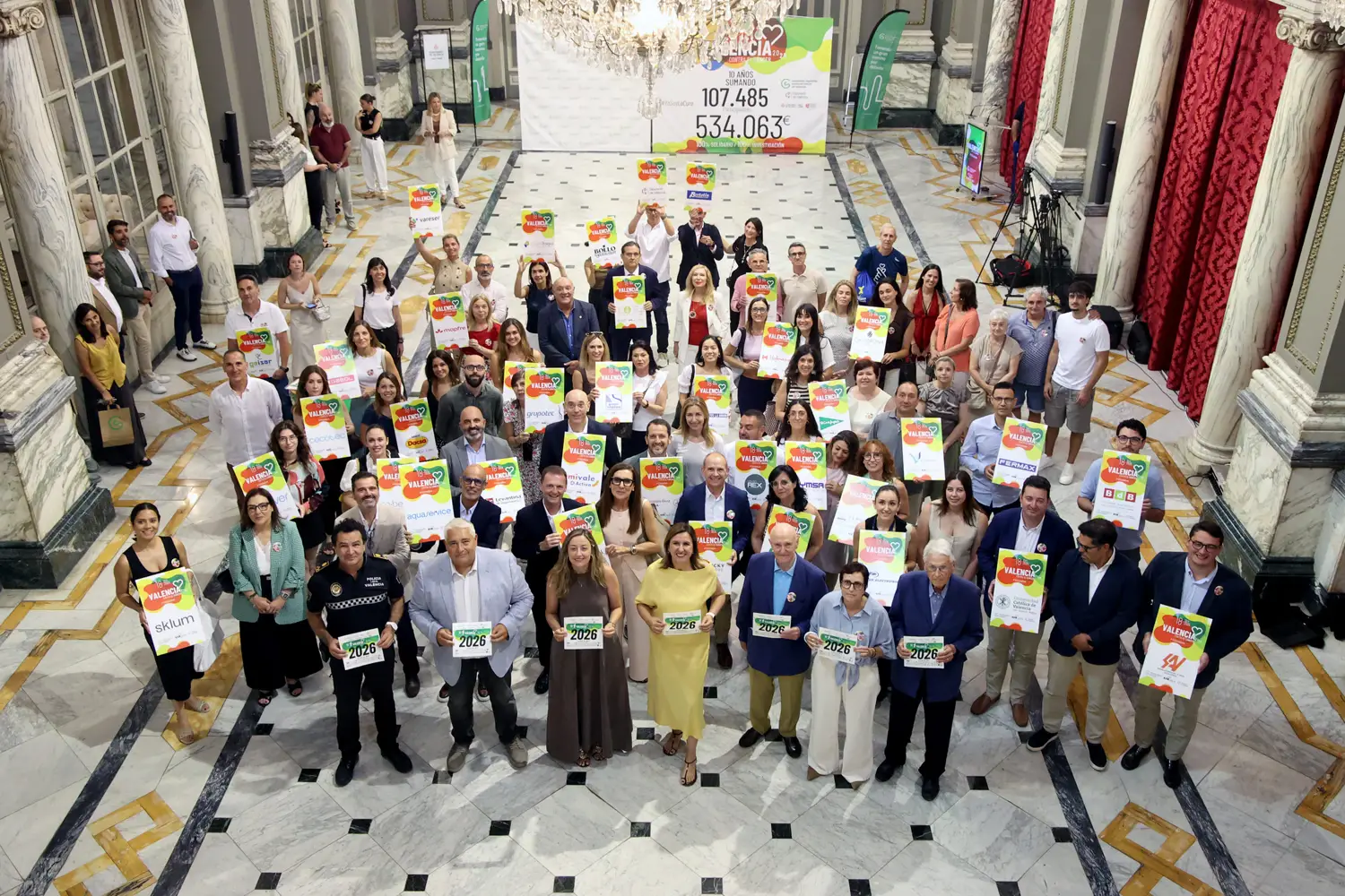 Participantes en la carrera Valencia contra el Cáncer