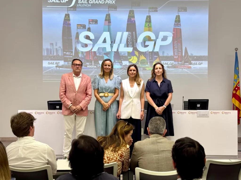 cuenta atrás — Logo del SailGP en Valencia