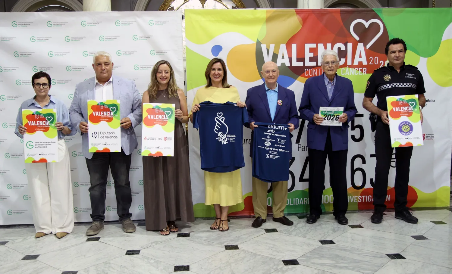 Participantes en la carrera Valencia contra el Cáncer