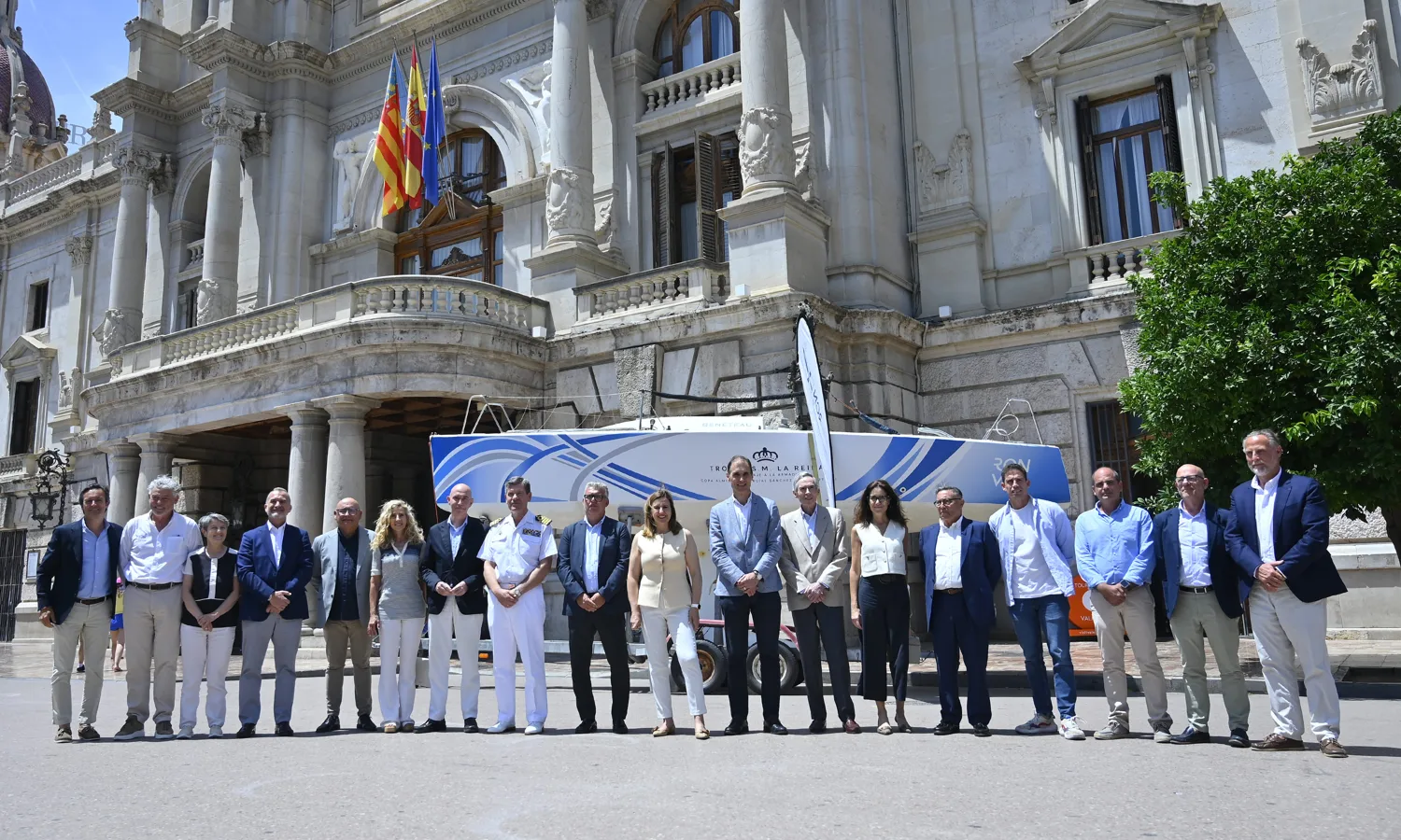 Participantes en el Trofeo SM La Reina de Vela en Valencia