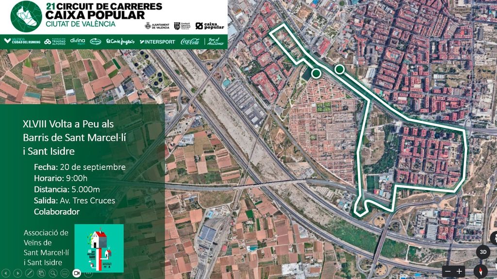 mapa 48a Volta a Peu a Sant Marcel·li i Sant Isidre