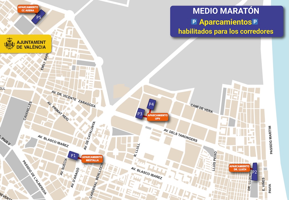 parking media maraton valencia